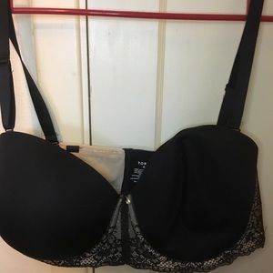 Black with lace Torrid bra
